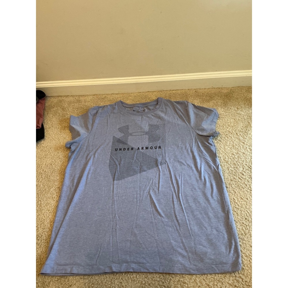 Under armour women's purple short sleeve tshirt xl